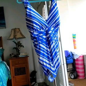 NWT LA BLANCA Tummy Control Swimming Suit 18W